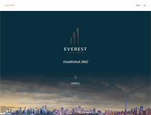 Tablet Screenshot of everestgroup.ca